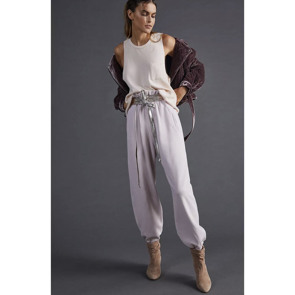 NWT AGOLDE Relaxed Paperbag Sweatpants - Large - Picture 2 of 7